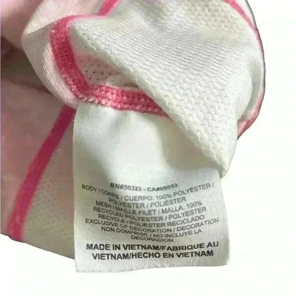 Nike Dri-Fit Pink White Women’s Tank Top Small Racer Back - Picture 7 of 7